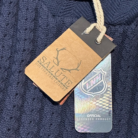 NHL 2020 stadium series air force academy navy blue knitted sweater - Picture 4 of 5